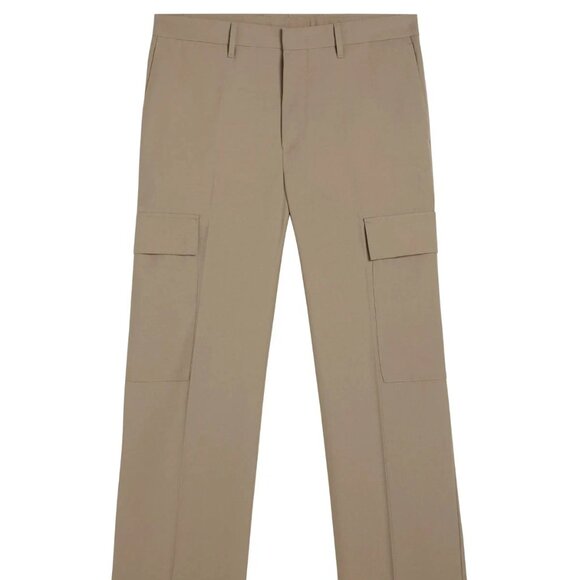 J Lindeberg Haij Virgin Wool/Poly Tan Cargo Pants Men's EU 48 Actual Waist 34" - Picture 3 of 3